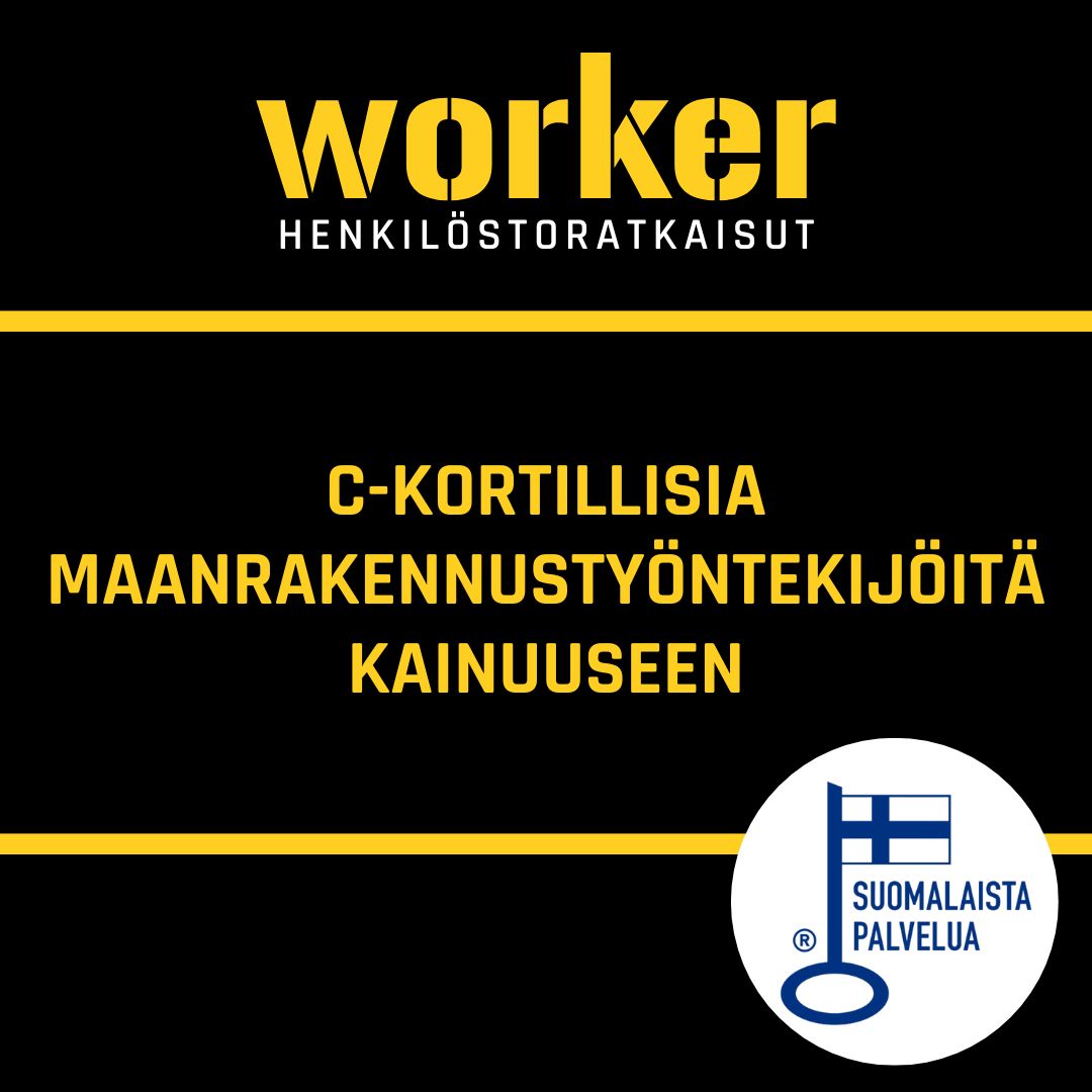 C-KORTILLISIA MAANRAKENNUSTYÖNTEKIJÖITÄ KAINUUSEEN